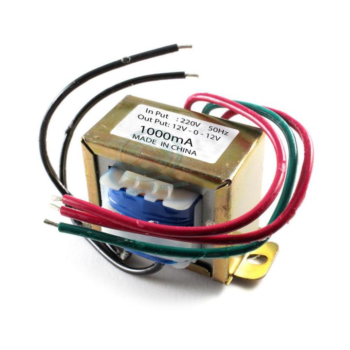  12V-0-12V 1A Power Transformer