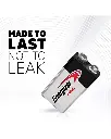 Energizer Max 9V Alkaline Battery 