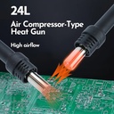 YIHUA 852D+ Rewark  Station  2in1 Soldering Hot Air Station, Powerful Air, 60W Soldering Iron