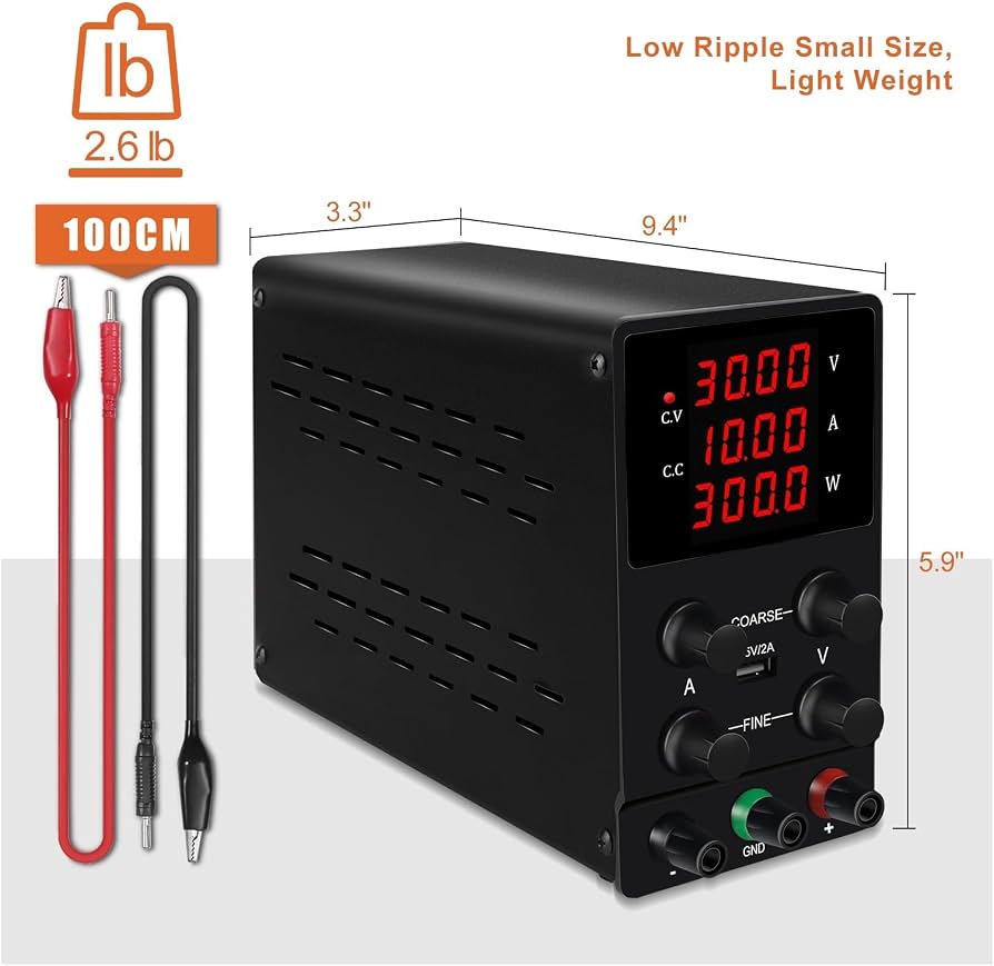SPS 305 Adjustable Stabilized DC Power Supply 30V10A Digital Display Voltmeter