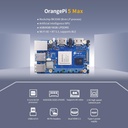 Orange Pi 5 Max 8GB RAM LPDDR5 Rockchip RK3588 Development Board, 8K Video Decoding 2.4GHz Frequency M.2 PCIE 2.5G LAN Wi-Fi 6E+BT 5.3/BLE Single Board Computer
