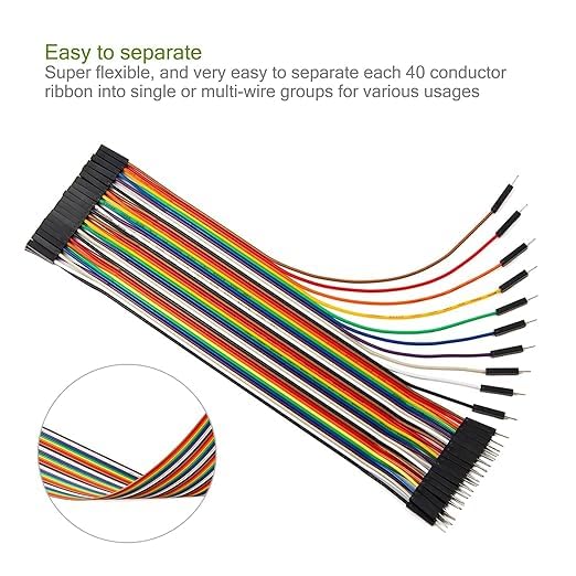 Male to Female Dupont Line 40 Pin 30cm 24AWG