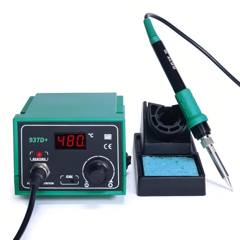 YIHUA937D+ 60W Digital Display High-Power Heating Core Soldering Station UK Plug