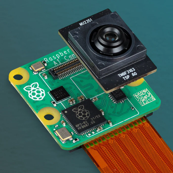 Raspberry Pi AI Camera, 12MP, IMX500 Intelligent Vision Sensor