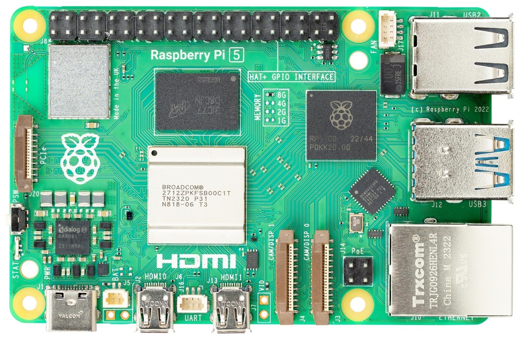 RASPBERRY PI 16GB  2.4GHZ  ARM CORTEX-A76 Board 