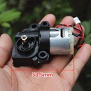 Mini Electric Gear electronic starter 7-Shaped  DC 6V-12V 60-120 R/MIN Worm Gear and Worm Reducer Motor (LEFT Side)