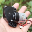 Mini Electric Gear electronic starter 7-Shaped  DC 6V-12V 60-120 R/MIN Worm Gear and Worm Reducer Motor (LEFT Side)