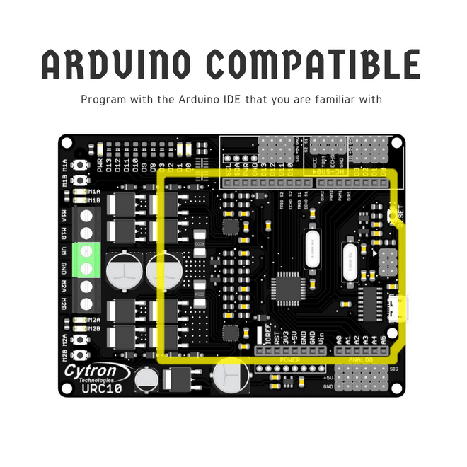 Sumo Robot Controller R1.1 - Arduino Compatible 