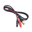 1M BNC Male to Dual Alligator Clip Oscilloscope Test Probe Lead Cable