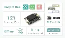 Gravity: Offline Language Learning Voice Recognition Sensor for micro:bit / Arduino / ESP32 - I2C & UART