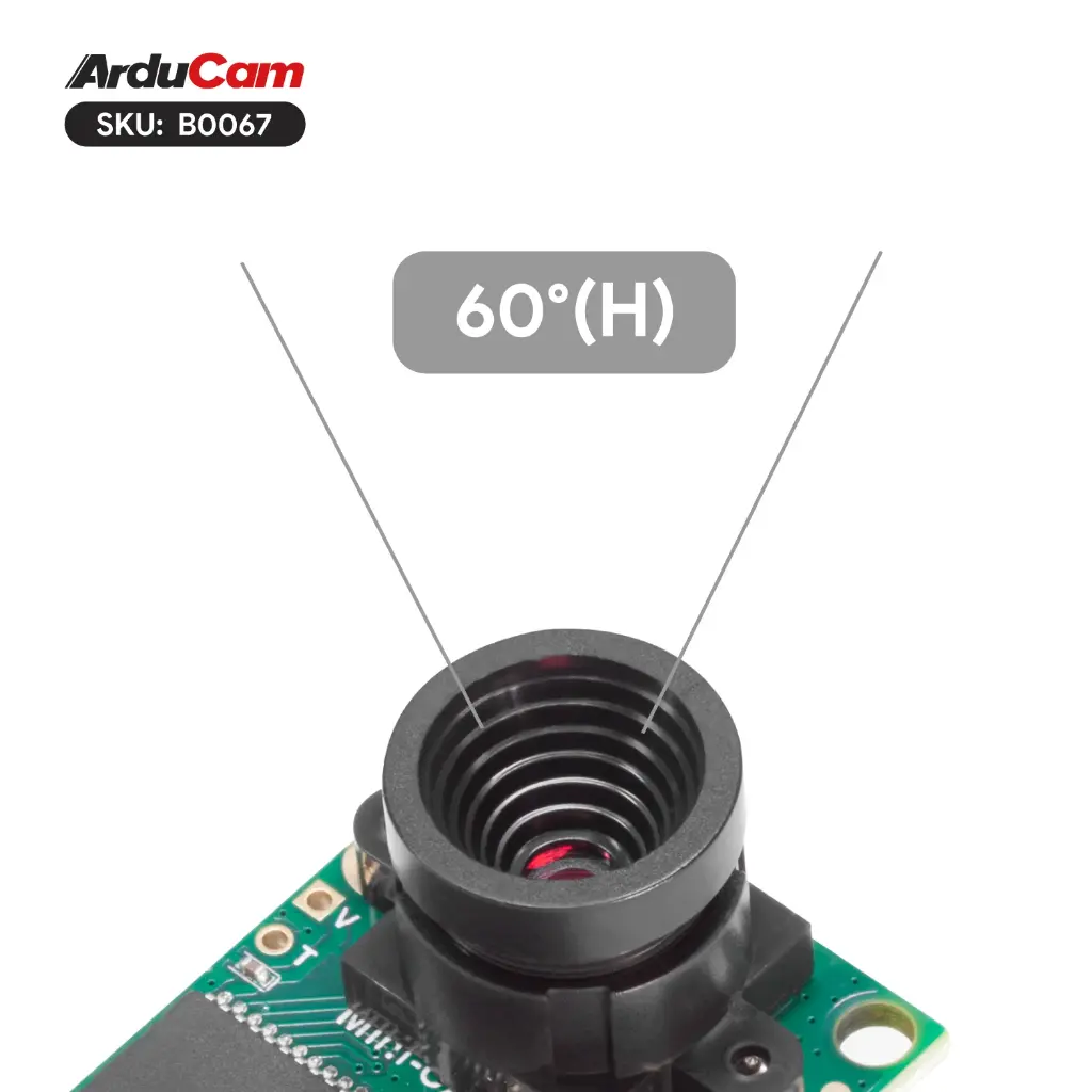 Arducam Mini 2MP Plus – OV2640 SPI Camera Module for Arduino UNO Mega2560 Board & Raspberry Pi Pico
