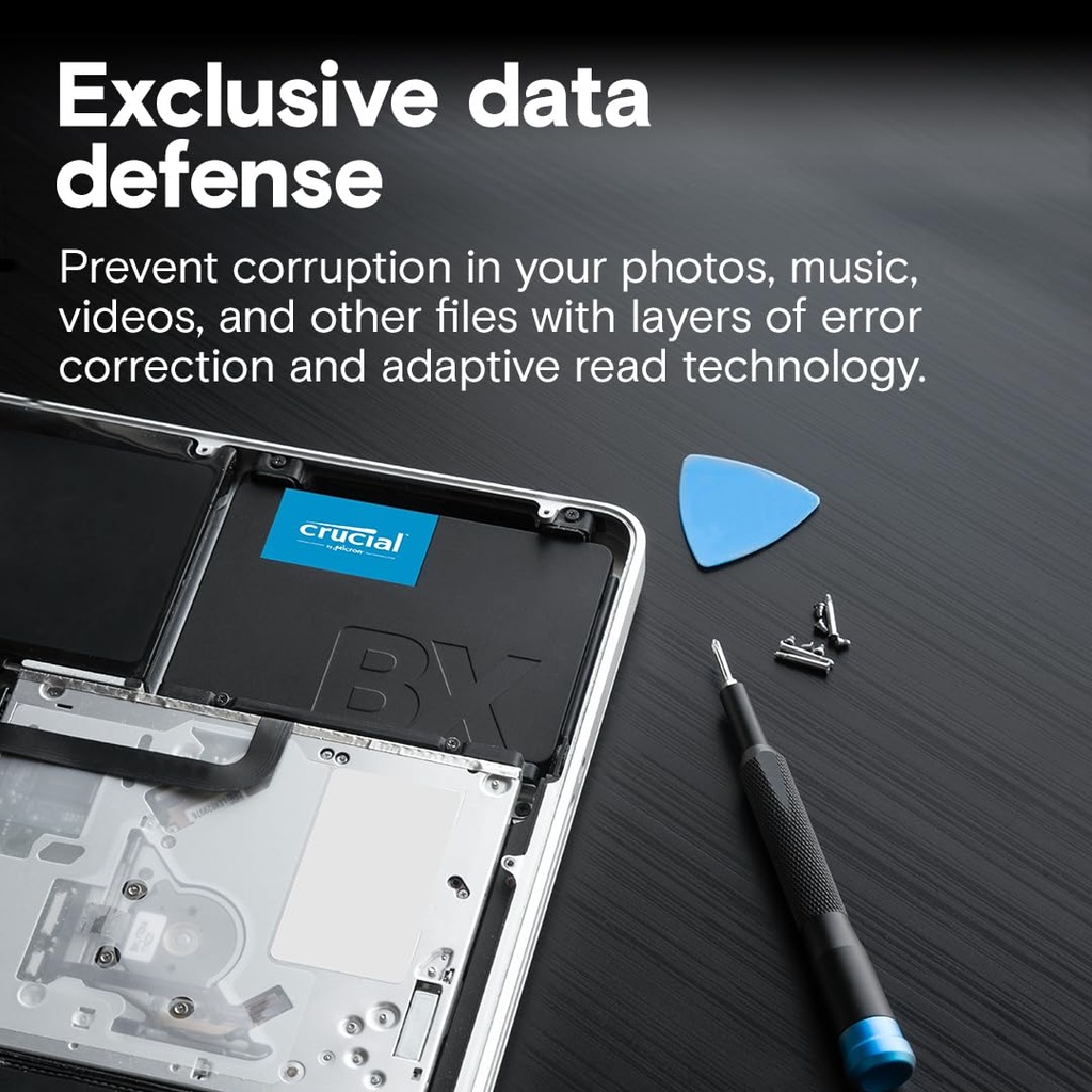 Crucial BX500 1TB 3D NAND SATA 2.5 Inch Internal SSD, up to 540MB/s CT1000BX500SSD1, Solid State Drive