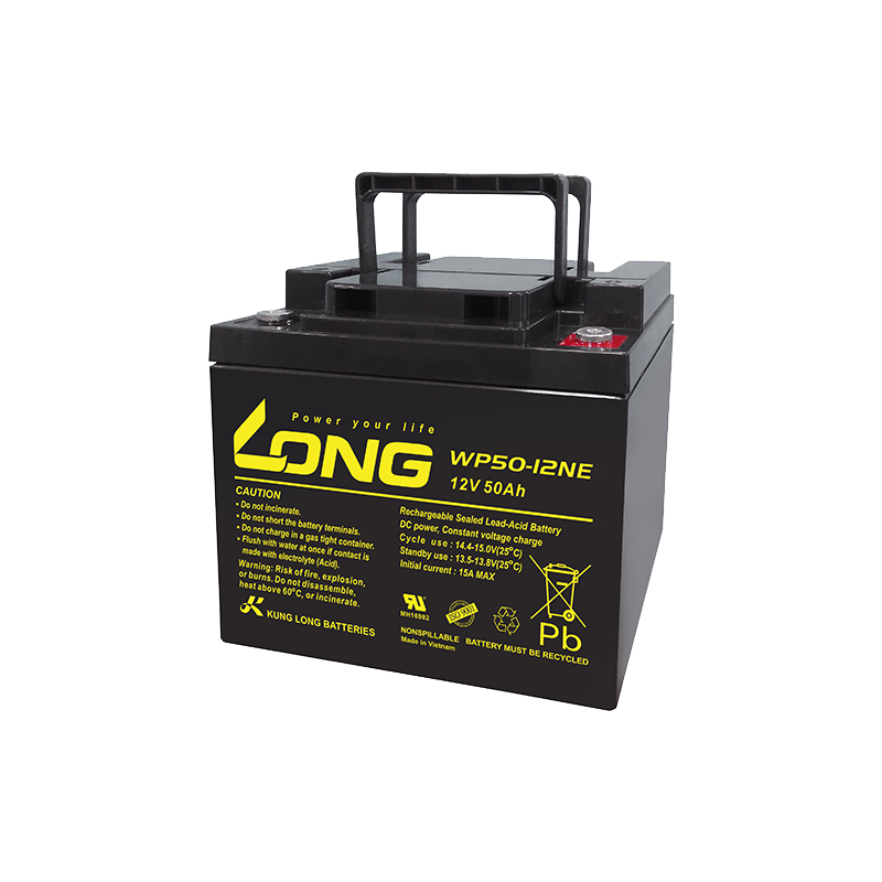  12V 50Ah lead Acid Battery - LONG