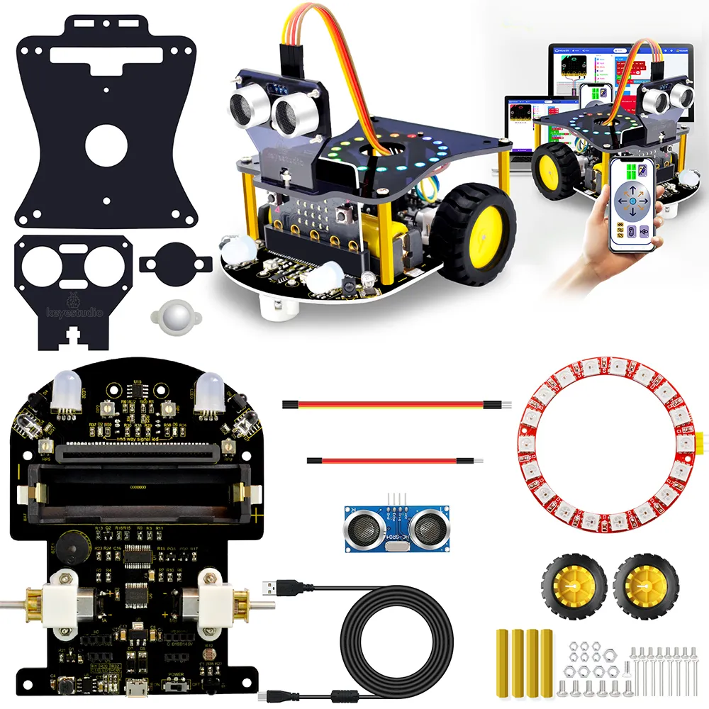 keyestudio Micro bit mini smart robot car kit V2 (without Micro:bit)