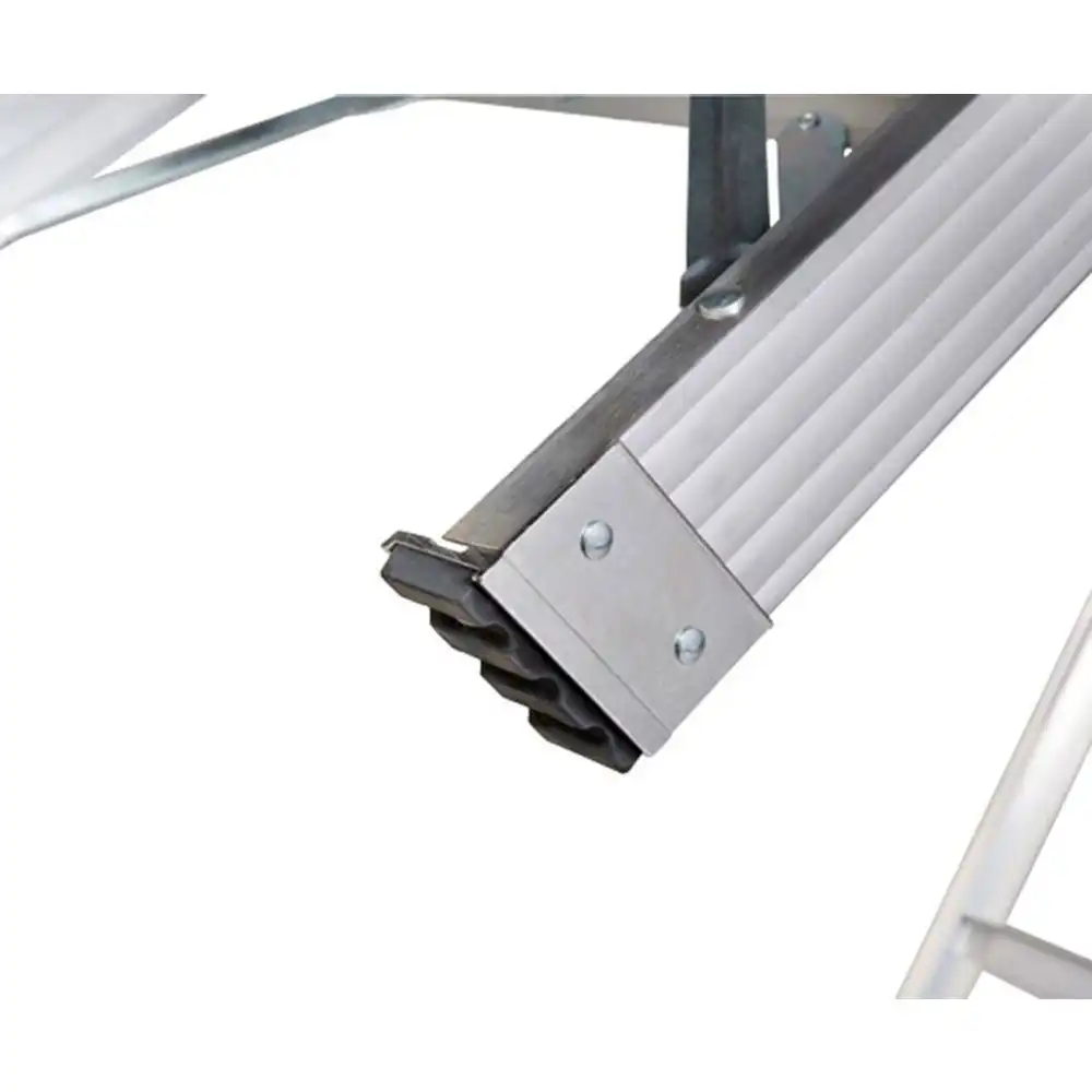 3ft Aluminium Step Ladder (0.9m), Heavy Duty, Slip Resistant Steps and Feet, 7 ft Working Height, OSHA, ANSI Certified