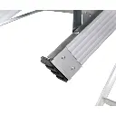 3ft Aluminium Step Ladder (0.9m), Heavy Duty, Slip Resistant Steps and Feet, 7 ft Working Height, OSHA, ANSI Certified