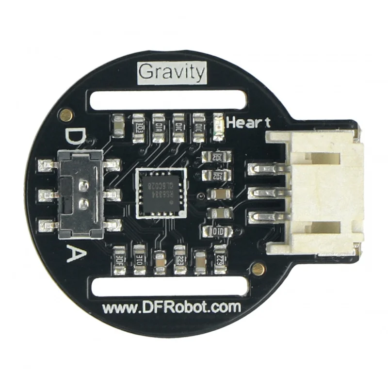 Gravity: PPG Heart Rate Monitor Sensor for Arduino (Analog/Digital) 