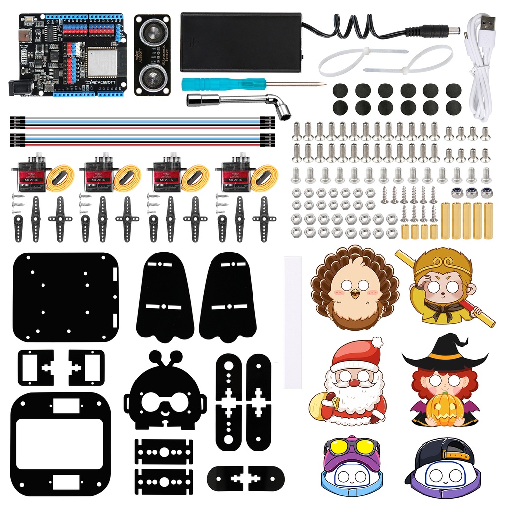 ACEBOTT Biped Robot Kit(without Battery)