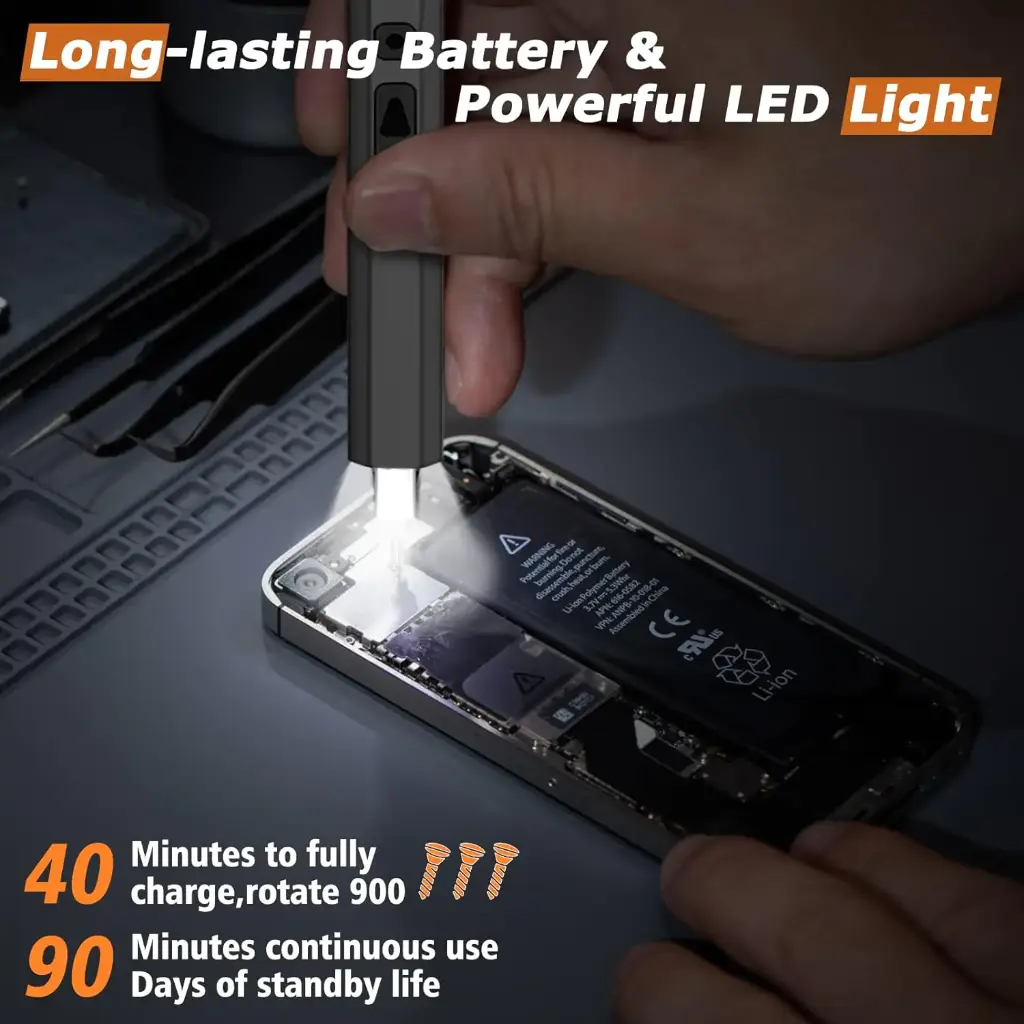 66 in 1 Precision Electric Screwdriver Set (with Built-in 350mah lithium battery)