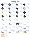 ACEBOTT QE023 ESP32 STEM School Smart Home Kit Education Solution Series with Teaching Resource for Arduino