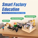 ESP32 Smart Factory Kit – Advanced Factory Education Kits for Teens : Smart Robotic Arm & Smart Sorting & Smart Warehourse