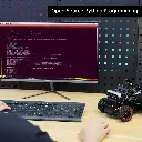 Hiwonder MentorPi A1 Raspberry Pi Robot Car – Ackerman Chassis, ROS2 AI Coding Robot with Large AI model ChatGPT, SLAM and Autonomous Driving 