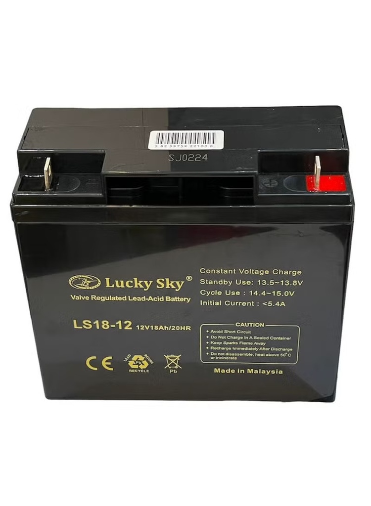 12V 18Ah Rechargeable Sealed Lead Acid Battery – High-Capacity, Maintenance - Free Deep Cycle
