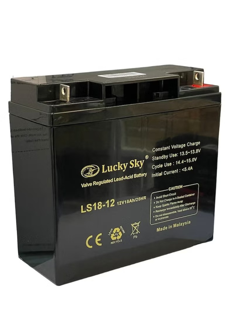 12V 18Ah Rechargeable Sealed Lead Acid Battery – High-Capacity, Maintenance - Free Deep Cycle