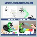 Hiwonder JetArm Pro ROS1 ROS2 3D Vision Robot, with Multimodal AI Model (ChatGPT), AI Voice and Vision Interaction, Support Chassis, Sliding Rail, Conveyor Belt Add-on