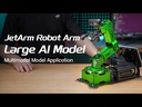 Hiwonder JetArm Pro ROS1 ROS2 3D Vision Robot, with Multimodal AI Model (ChatGPT), AI Voice and Vision Interaction, Support Chassis, Sliding Rail, Conveyor Belt Add-on