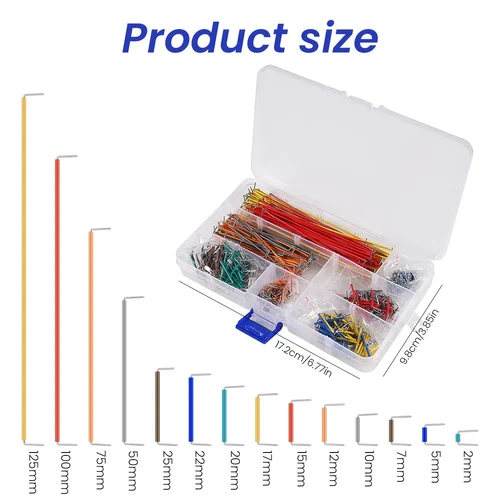 560 PCS Breadboard Jumper Wire Kit with Box