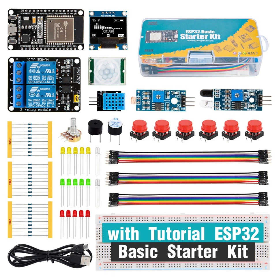 ESP32 Basic Starter Kit WIFI IOT Development Board Learning Kit