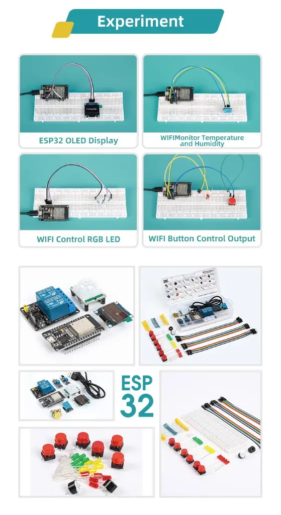 ESP32 Basic Starter Kit WIFI IOT Development Board Learning Kit