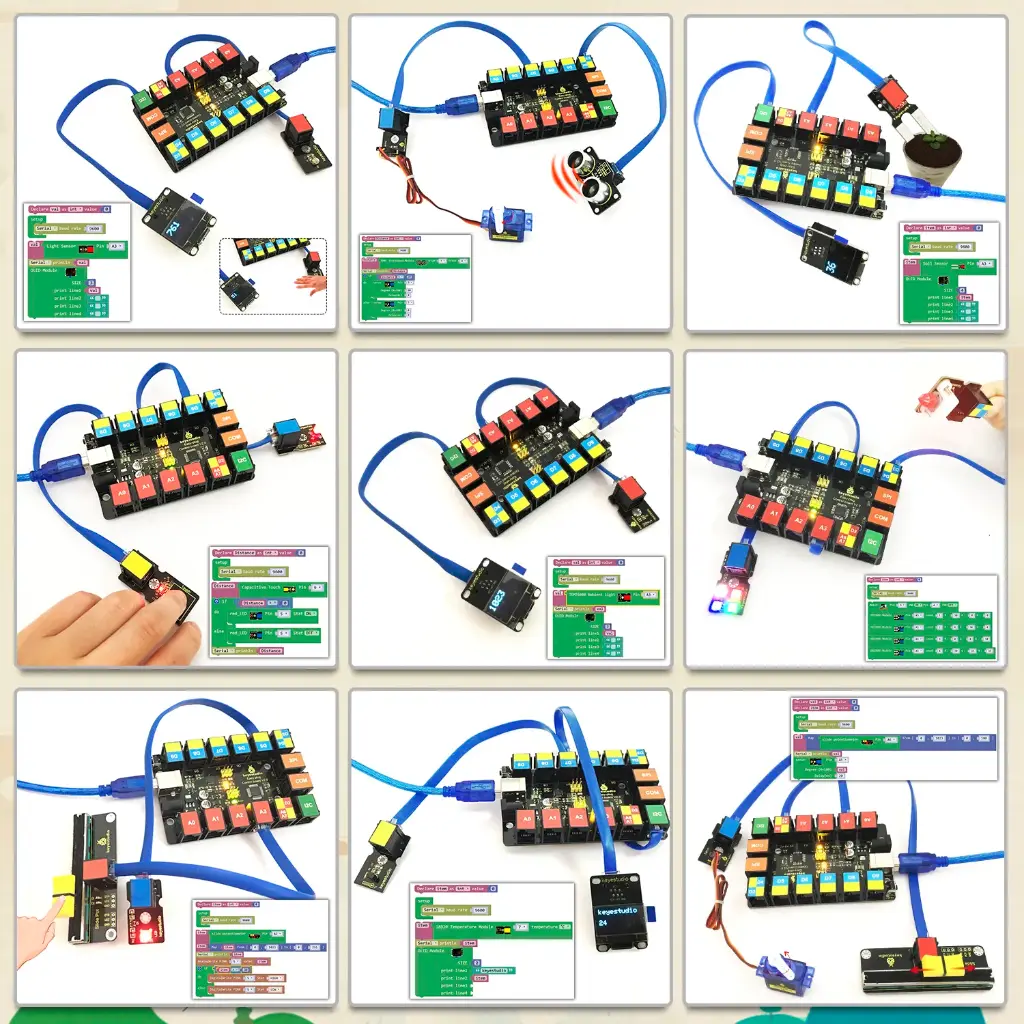 keyestudio EASY plug Ultimate Starter Kit for Arduino STEM EDU