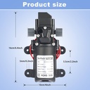 12V 70W Intelligent High Pressure Diaphragm Pump 