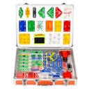 Educational Snapcircuit  Building blocks  Dbolo 3198 Delux Aluminium Case