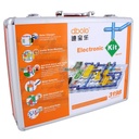 Educational Snapcircuit  Building blocks  Dbolo 3198 Delux Aluminium Case