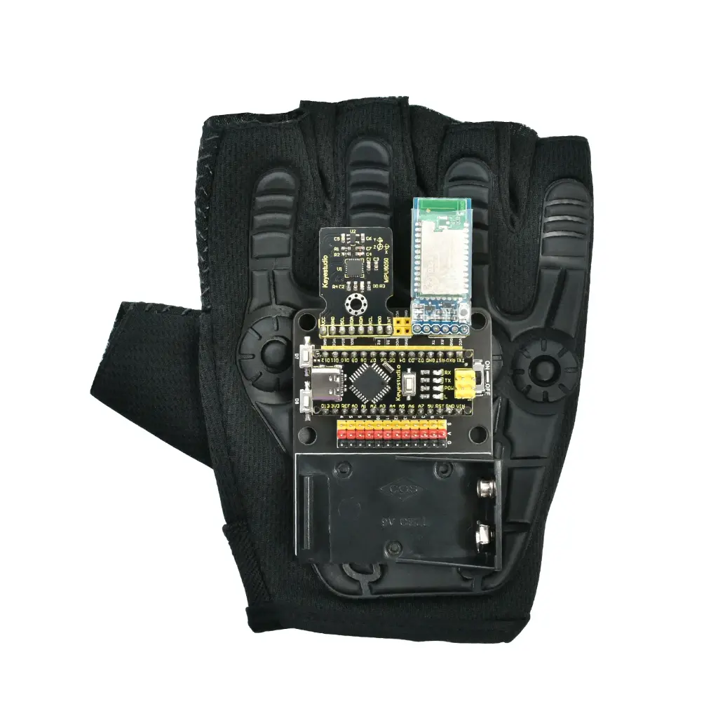 Keyestudio Motion Sensing Glove Gesture Nano Control Smart Car for Arduino Programming Learning Based OnMPU6050(No battery)