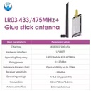 DX-LR03 433/475Mhz 868/915Mhz Uart serial port 10KM long distance communication 30dbm PA Amplifier AT command LoRa Module
