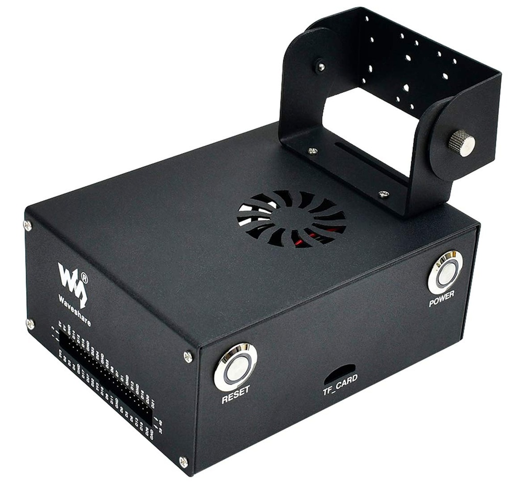 Nvidia Jetson Nano Developer Kit metal case include the Camera Holder compatible with B01 and A02