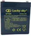 Lucky Sky 12V 5Ah Rechargeable lead acid battery