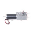 D8MM Shaft 5840-31ZY 24V 470RPM/MIN High Torque DC Worm Gear Reduction Motor