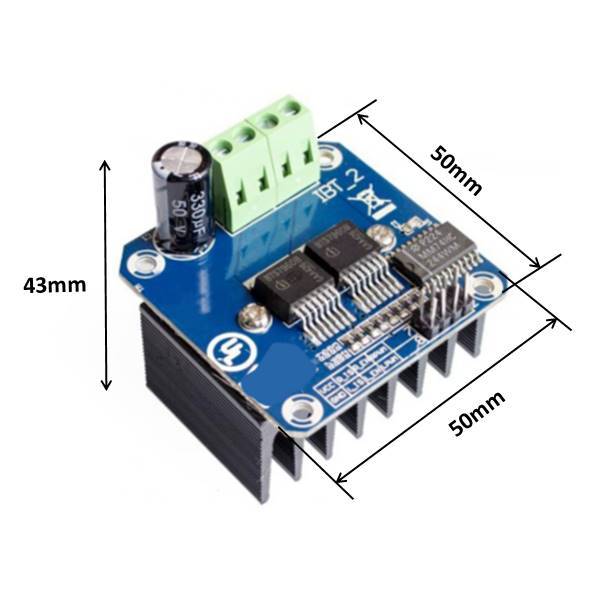 High Power Robot Smart Car Motor Driver BTS7960 43A