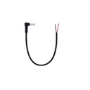 90 Degree DC5.5*2.1 wire male jack, length 20 cm 