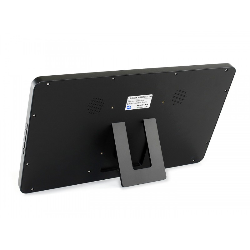 Waveshare 15.6 inch HDMI LCD (H) (with case) Display IPS Toughened Glass Capacitive Touch Screen 1920×1080 for Raspberry Pi/Jetson Nano/PC