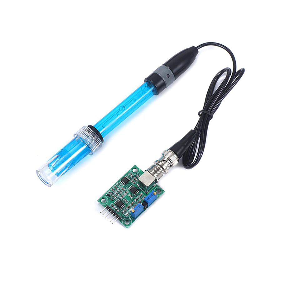 Liquid PH Value Detection Regulator Sensor Module Monitoring Control Board Meter Tester + BNC PH 0-14 Electrode Probe Controller