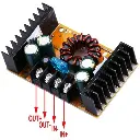 Dual Display 10A Power Adjustable Step-Down Constant-Voltage Constant-Current Power Module （Without Case） 