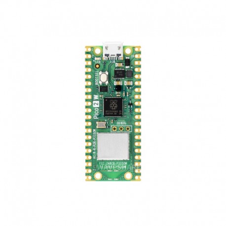 Raspberry Pi Pico 2 W Microcontroller Board, Based on Official RP2350 Chip, Dual-core & Dual-architecture Design, Supports WIFI and Bluetooth