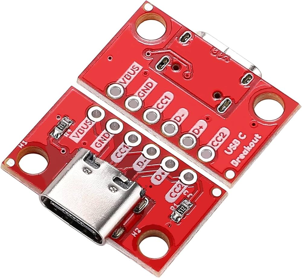 TYPE-C Female Test Board Red