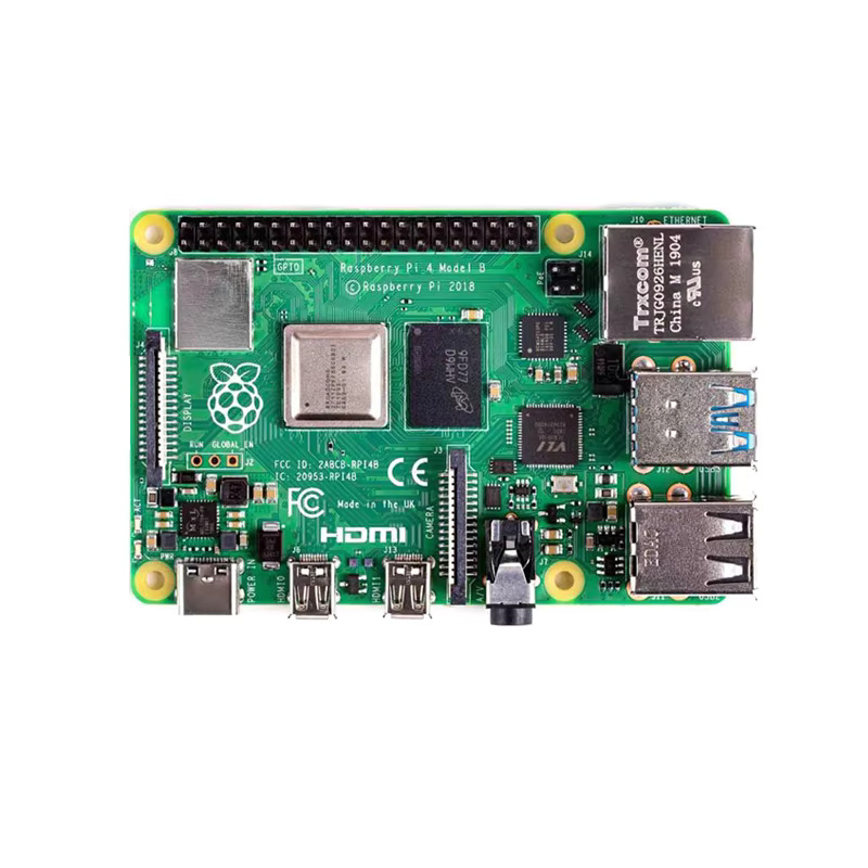 Raspberry Pi 4 Model B Computer, BCM2711, 64-bit, ARM Cortex-A72, 4GB, 1.8GHz, 4 Core